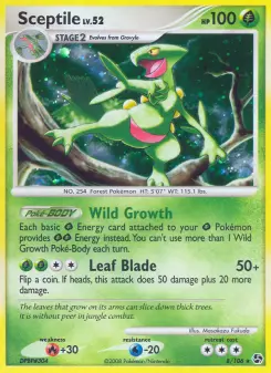 Pokémon-Karte Sceptile 008/106