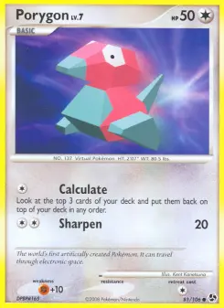 Pokémon-Karte Porygon 081/106