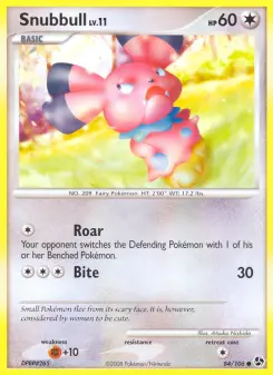 Pokémon-Karte Snubbull 084/106