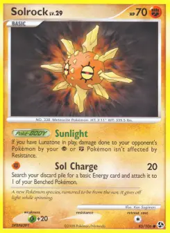 Pokémon-Karte Solrock 085/106