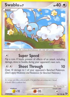 Pokémon-Karte Swablu 086/106