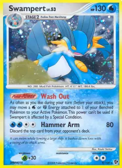 Pokémon-Karte Swampert 009/106