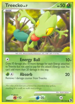 Pokémon-Karte Treecko 090/106