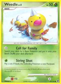 Pokémon-Karte Weedle 093/106