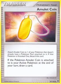 Pokémon-Karte Amulet Coin 097/106