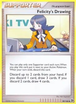 Pokémon-Karte Felicity's Drawing 098/106