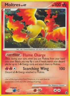 Pokémon-Karte Moltres 010/100