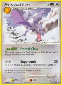 Pokémon-Karte Aerodactyl 015/100
