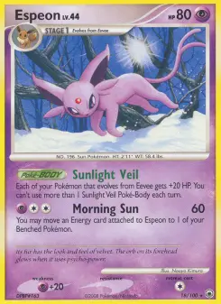 Pokémon-Karte Espeon 018/100