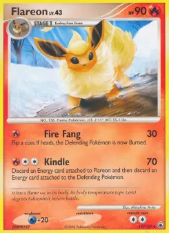 Pokémon-Karte Flareon 019/100
