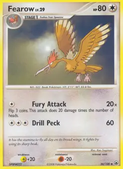 Pokémon-Karte Fearow 036/100