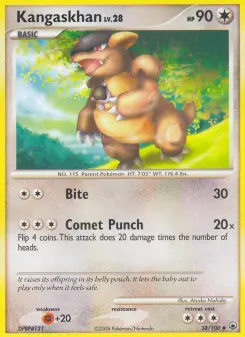 Pokémon-Karte Kangaskhan 038/100