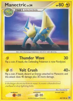 Pokémon-Karte Manectric 040/100
