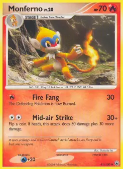 Pokémon-Karte Monferno 041/100