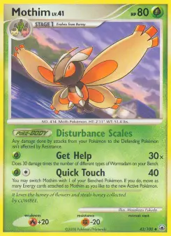 Pokémon-Karte Mothim 042/100