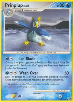 Pokémon-Karte Prinplup 044/100