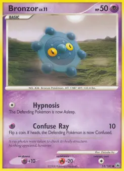 Pokémon-Karte Bronzor 052/100