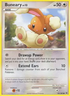 Pokémon-Karte Buneary 053/100