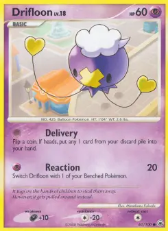 Pokémon-Karte Drifloon 061/100