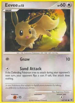 Pokémon-Karte Eevee 063/100