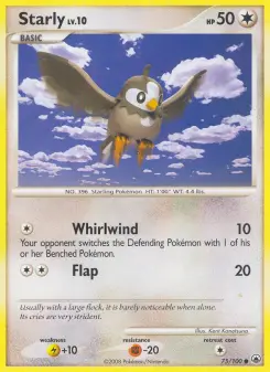 Pokémon-Karte Starly 075/100