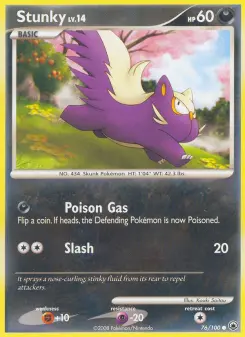 Pokémon-Karte Stunky 076/100