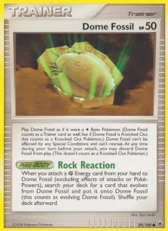 Pokémon-Karte Dome Fossil 089/100