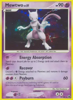 Pokémon-Karte Mewtwo 009/100