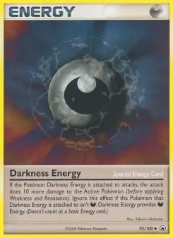 Pokémon-Karte Darkness Energy 093/100