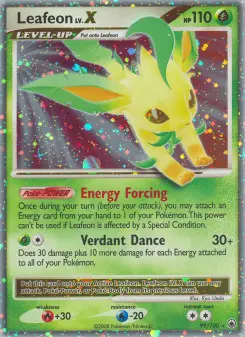 Pokémon-Karte Leafeon 099/100