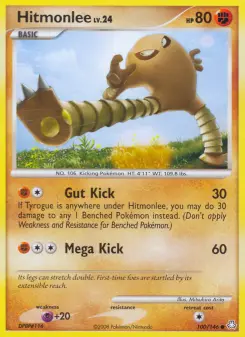 Pokémon-Karte Hitmonlee 100/146