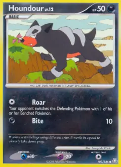 Pokémon-Karte Houndour 103/146