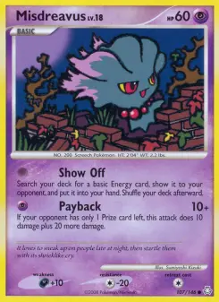 Pokémon-Karte Misdreavus 107/146