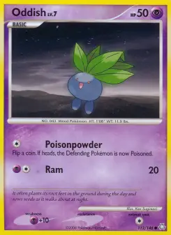 Pokémon-Karte Oddish 112/146