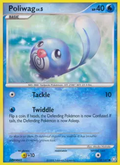 Pokémon-Karte Poliwag 114/146