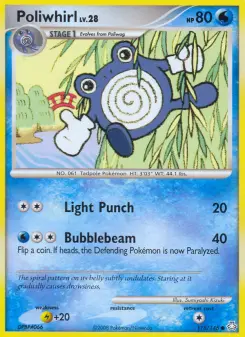 Pokémon-Karte Poliwhirl 115/146