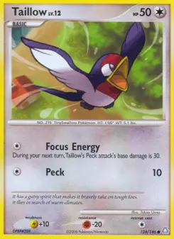Pokémon-Karte Taillow 124/146