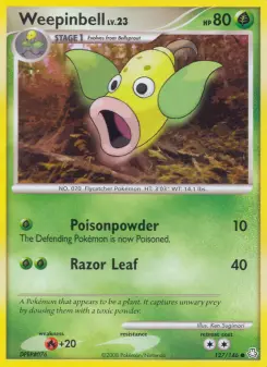 Pokémon-Karte Weepinbell 127/146