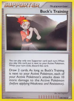 Pokémon-Karte Buck's Training 130/146