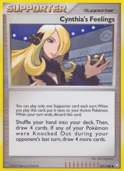 Pokémon-Karte Cynthia's Feelings 131/146