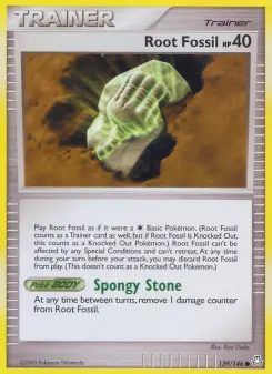 Pokémon-Karte Root Fossil 139/146