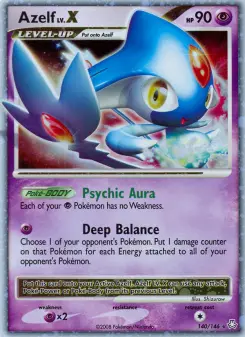 Pokémon-Karte Azelf 140/146