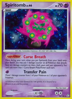Pokémon-Karte Spiritomb 016/146