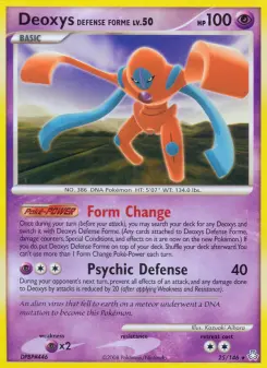 Pokémon-Karte Deoxys Defense Forme 025/146