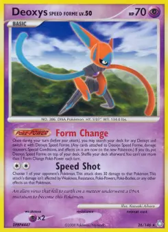Pokémon-Karte Deoxys Speed Forme 026/146