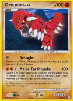 Pokémon-Karte Groudon 029/146
