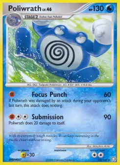 Pokémon-Karte Poliwrath 035/146