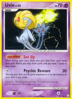 Pokémon-Karte Uxie 043/146