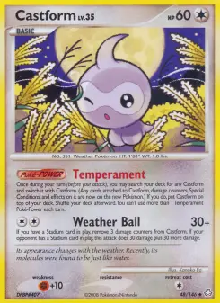 Pokémon-Karte Castform 048/146