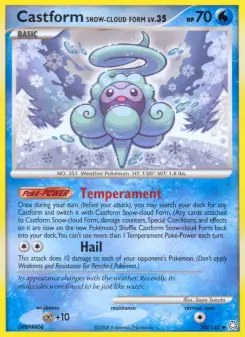 Pokémon-Karte Castform Snow-cloud Form 050/146